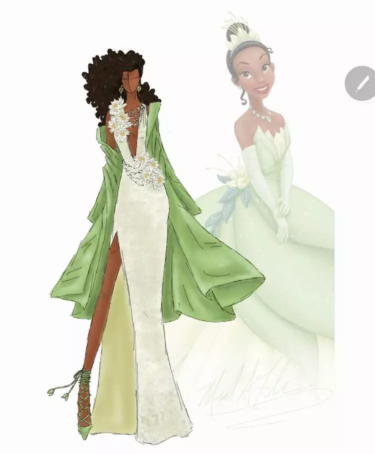 gaun ala proncess disney © 2017 mymodernmet.com