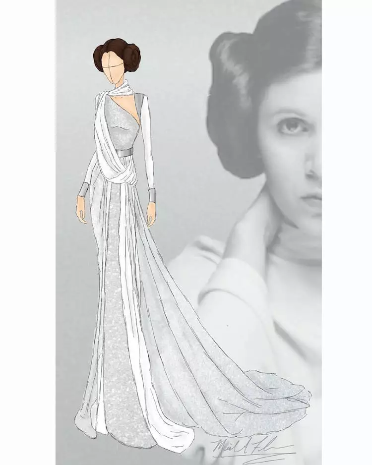 gaun ala proncess disney © 2017 mymodernmet.com