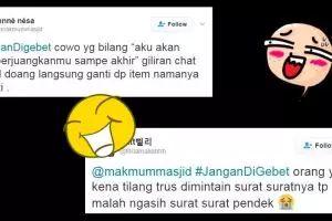 10 Cuitan 'jangan digebet' ini siap buat baper sekaligus cangar-cengir