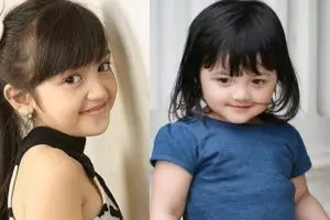 6 Foto bukti kalau Baby Arsy ternyata mirip dengan Ranty Maria kecil