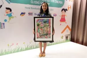 6 Anak Indonesia juara lomba lukis lingkungan internasional, keren ya