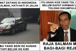 9 Meme kocak ini ikut sambut kedatangan Raja Salman, bikin ngakak