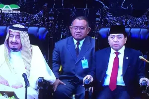 Raja Salman dan rombongan ke DPR, para pegawai terpesona Pangeran Arab