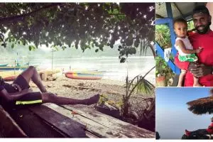 10 Potret kesederhanaan Yanto Basna ketika di kampung halaman 