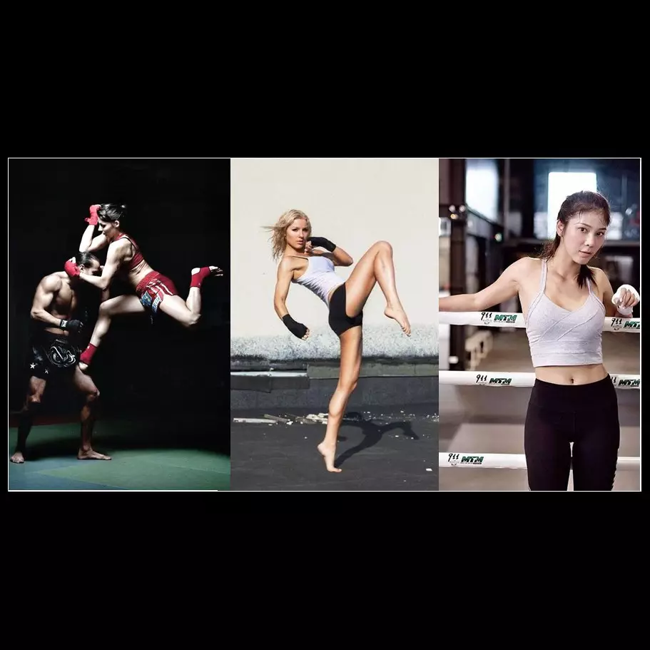 15 Foto keren saat cewek berlatih Muay Thai, badass abis