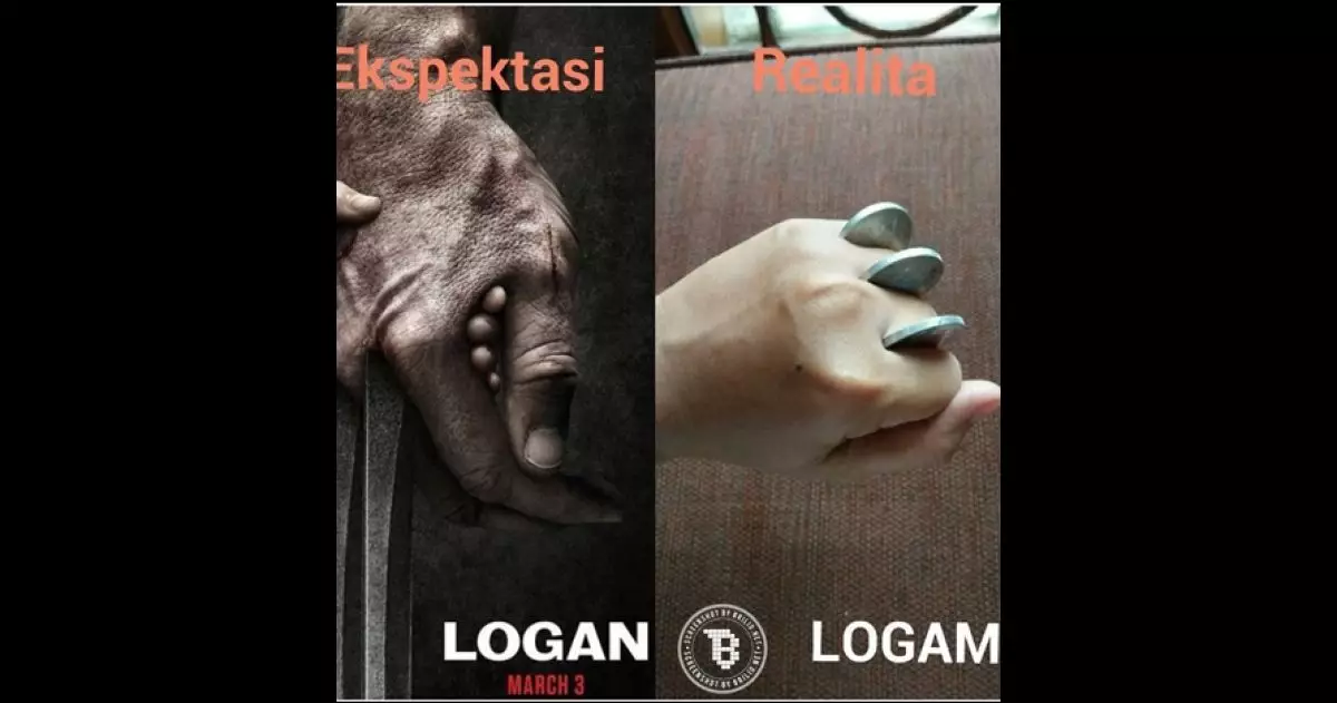 Deretan aksi lucu tiru karakter Logan ini bikin hilang gaharnya