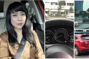Mobilnya tiba-tiba di derek Dishub, Chiquita Meidy ngomel-ngomel kesal