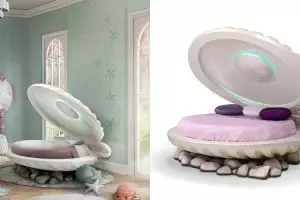 Tempat tidur ala mermaid ini dibanderol dengan harga Rp 213 juta, wow!