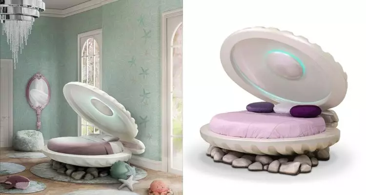Tempat tidur ala mermaid ini dibanderol dengan harga Rp 213 juta, wow!