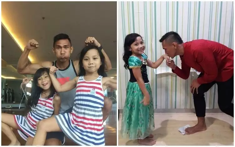 10 Potret mesra bintang PSM Makassar Zulkifli Syukur bareng keluarga