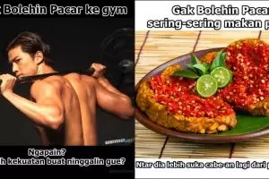 10 Meme lucu 'gak bolehin pacar' ini alasannya kocak banget