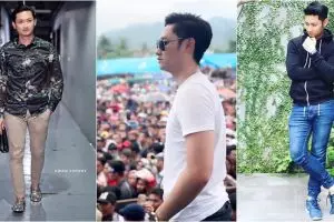 10 Foto Angga Wijaya, manajer Dewi Perssik yang bikin salah fokus