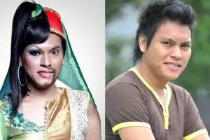 6 Foto mengejutkan artis cowok dengan dan tanpa makeup, beda banget