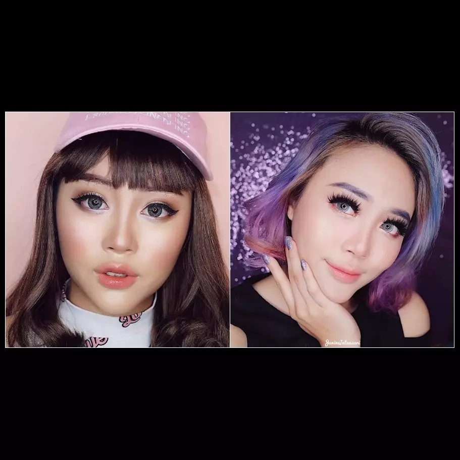 10 Foto Janine Intansari, beauty vlogger yang hobi ganti warna rambut