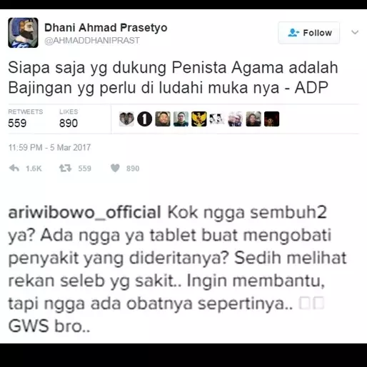 Ahmad Dhani sebut pro penista agama pantas diludahi, netizen geram