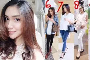 10 Foto Melody Prima saat hamil, tetap langsing meski perut membuncit