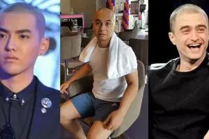 13 Seleb cowok ini pernah tampil dengan kepala pelontos, ada idolamu?