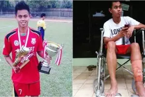 Sedih, pemain Divisi I jual sepatu emas untuk biaya pengobatan cedera