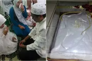 Pria ini beri mahar calon istrinya kain kafan, alasannya bikin terharu