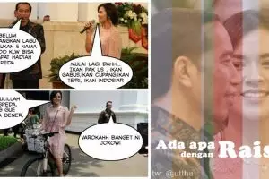 8 Meme Raisa ketemu Jokowi ini bikin gimana gitu...