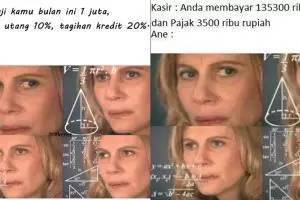 10 Meme 'mikir keras' ini bikin nyengir sambil garuk-garuk kepala