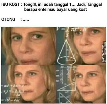 10 Meme 'mikir keras' ini bikin nyengir sambil garuk-garuk kepala