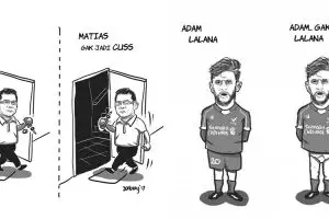 7 Karikatur pelesetan nama artis ini kocaknya nggak kamu sangka banget