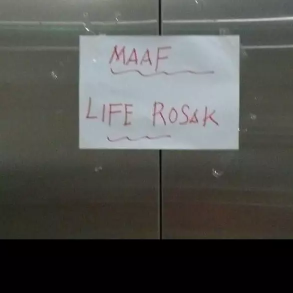 Info 'maaf life rosak' yang viral ini bikin waktu seolah berhenti