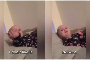 Video balita ogah disuruh mandi ngegemesin sekaligus kocak