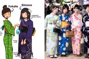Serupa tapi tak sama, ini lho beda Kimono dan Yukata