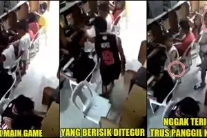 Nggak terima ditegur, orang ini bawa golok ke tempat game online
