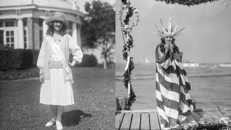 14 Foto lawas Miss America yang pertama tahun 1922