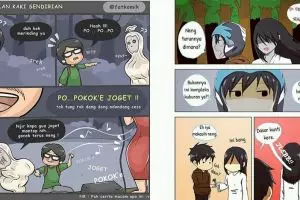 14 Komik strip tema horor ini kocak abis, bikin takut langsung hilang
