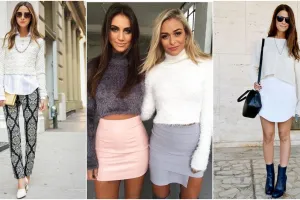 15 Inspirasi gaya cropped sweater, bikin kamu tampil makin stylish