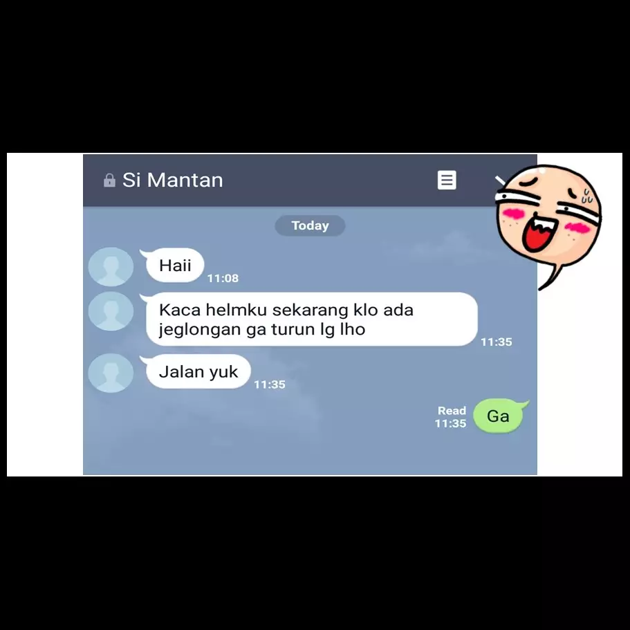 12 Chat nggak penting dari mantan ini bikin pengen move on aja