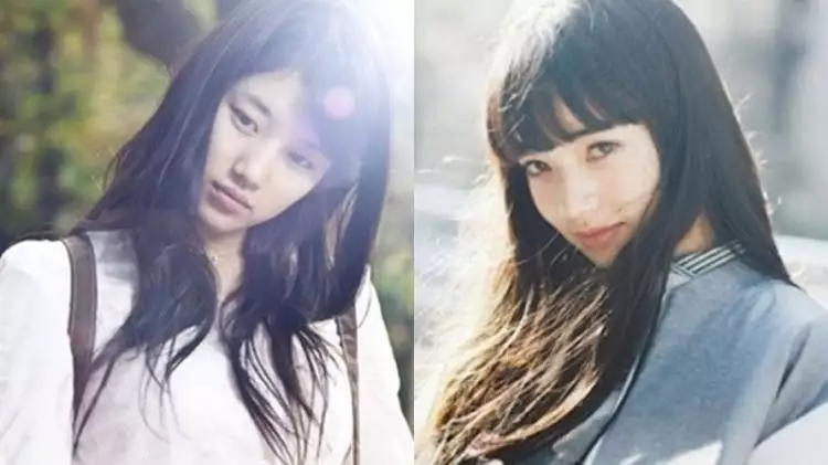 10 Foto ini bukti Suzy 'Miss A' mirip sama seleb Jepang Nana Komatsu
