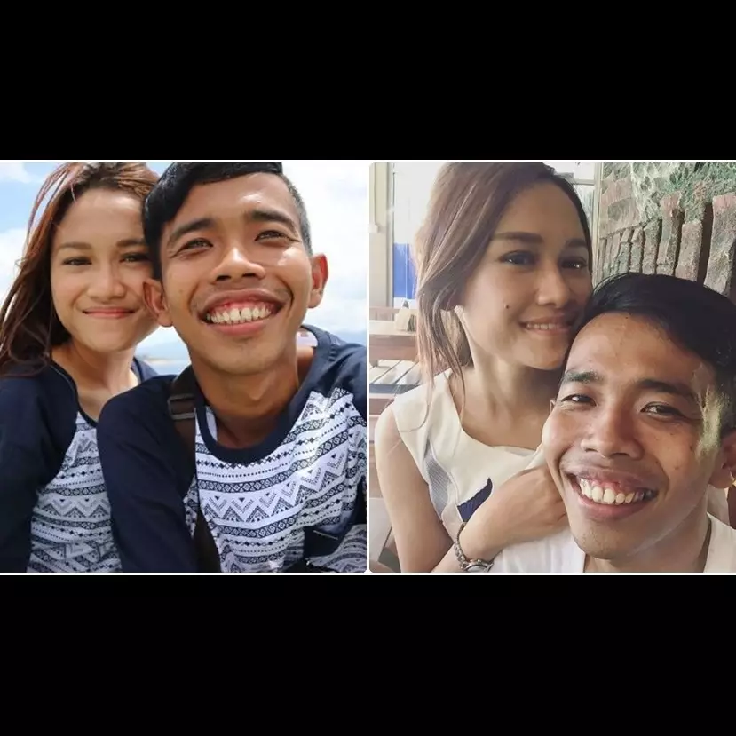 10 Foto Dede Sunandar bareng istri ini bukti cewek suka cowok humoris