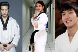 Tak cuma piawai akting, 13 selebriti ini ternyata jago Taekwondo