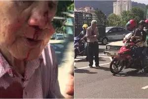 Hentikan mobil karena riwayat jantung, nasib kakek ini malah tragis