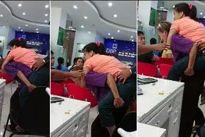 Kisah ibu gendong anaknya yang lumpuh ini bikin netizen terharu