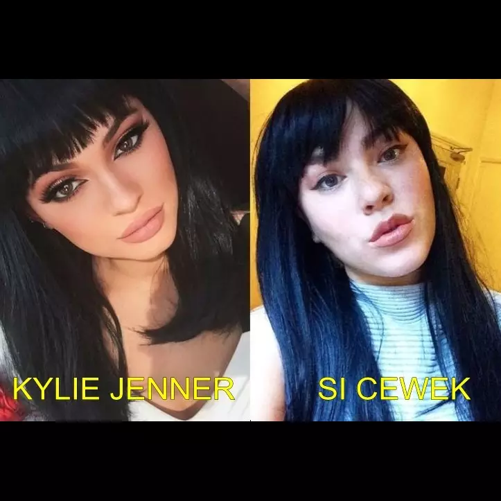 Cewek ini tiap hari ganti gaya rambut tiru penampilan seleb Hollywood