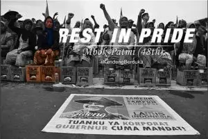 Bu Patmi, perempuan Kendeng peserta aksi semen kaki berpulang