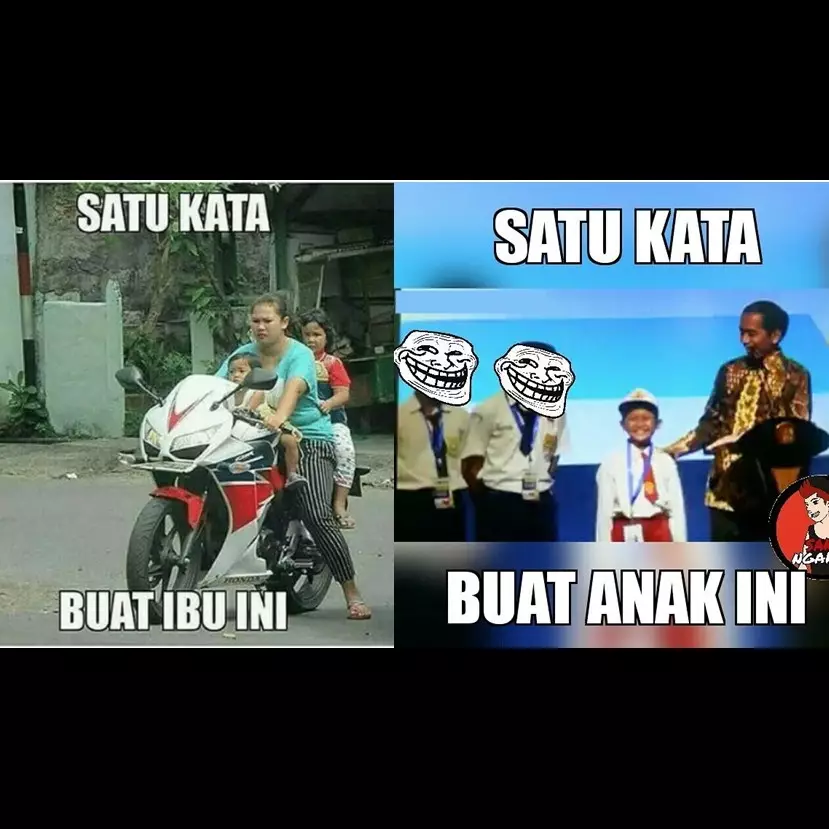 15 Meme 'satu kata' ini penuh makna dan lucunya nggak ketulungan