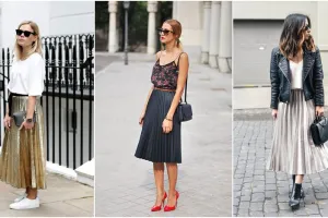 Ingin tampil elegan, 10 mix & match rok lipit ini bisa kamu tiru lho