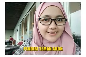 8 Foto aktivitas Amalia Ayuningtyas, pendiri Teman Ahok yang fenomenal