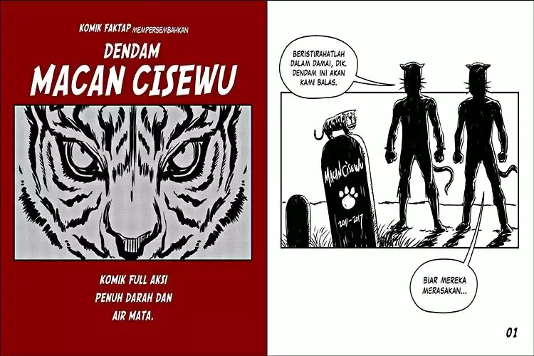 Komik strip 'Dendam Macan Cisewu' ini endingnya nggak terduga