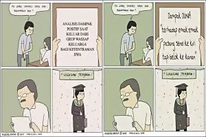 15 Judul skripsi biar jadi lulusan terbaik ala tahilalats, lucu abis