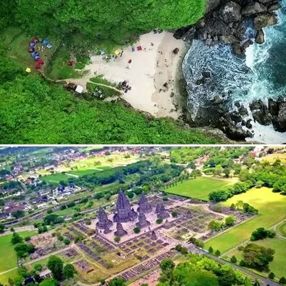 15 Potret Yogyakarta dari udara ini indahnya siap manjakan matamu