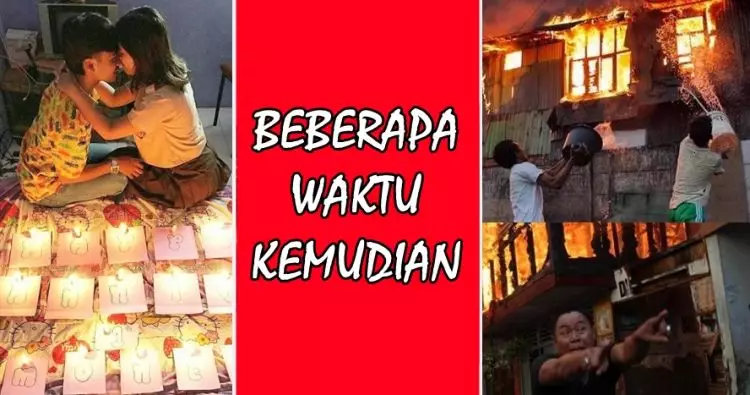 6 Foto lucunya anniversary anak muda kekinian ini bikin senyum kecut