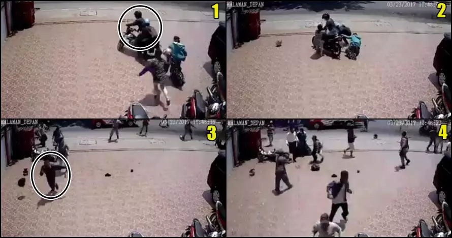 Video heroik emak-emak gagalkan aksi penjambretan di Banjarmasin